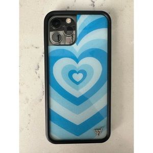 wildflower blue moon latte love case for iphone 12/12 pro